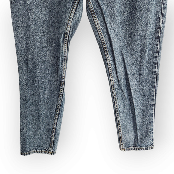 Zara 80s Inspired High Waisted Acid Washed Mom Jeans 6 - Picture 3 of 8